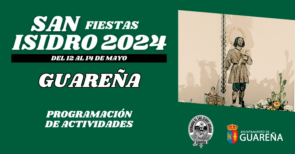 Programa de Actos del Domingo 12 de Mayo Fiestas San Isidro 2024