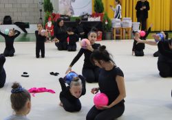 Almudena Cid imparte en Guareña una masterclass a jóvenes gimnastas