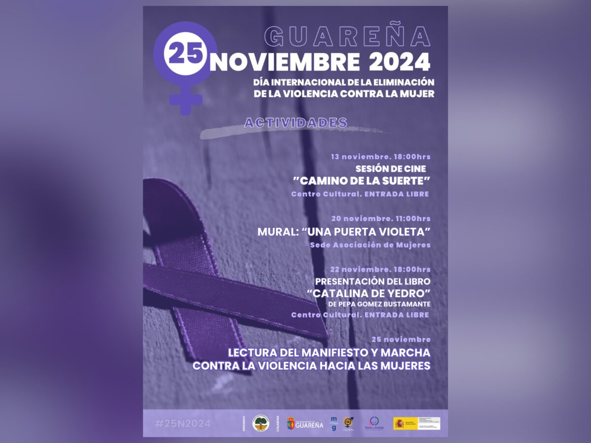 Se programan varias actividades para conmemorar el 25N en Guareña