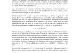 El Ayuntamiento de Guareña informa de los horarios navideños