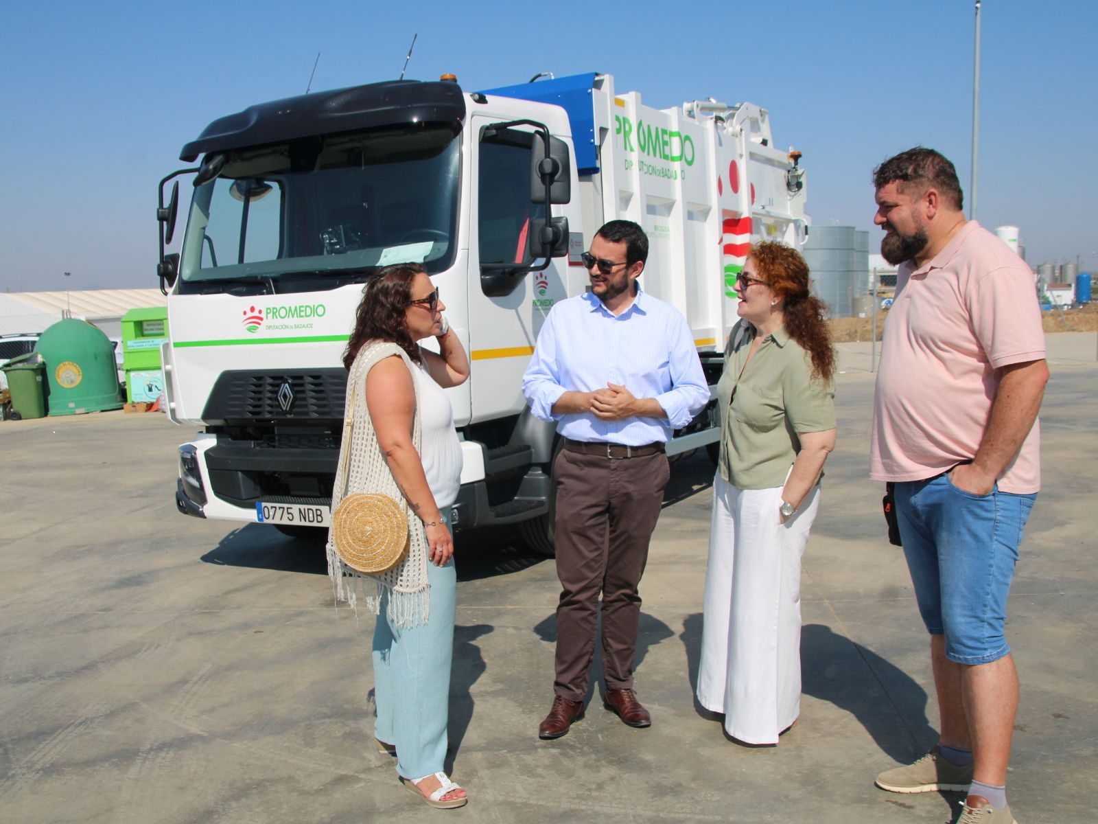 Guareña cuenta con un nuevo camión recolector de residuos