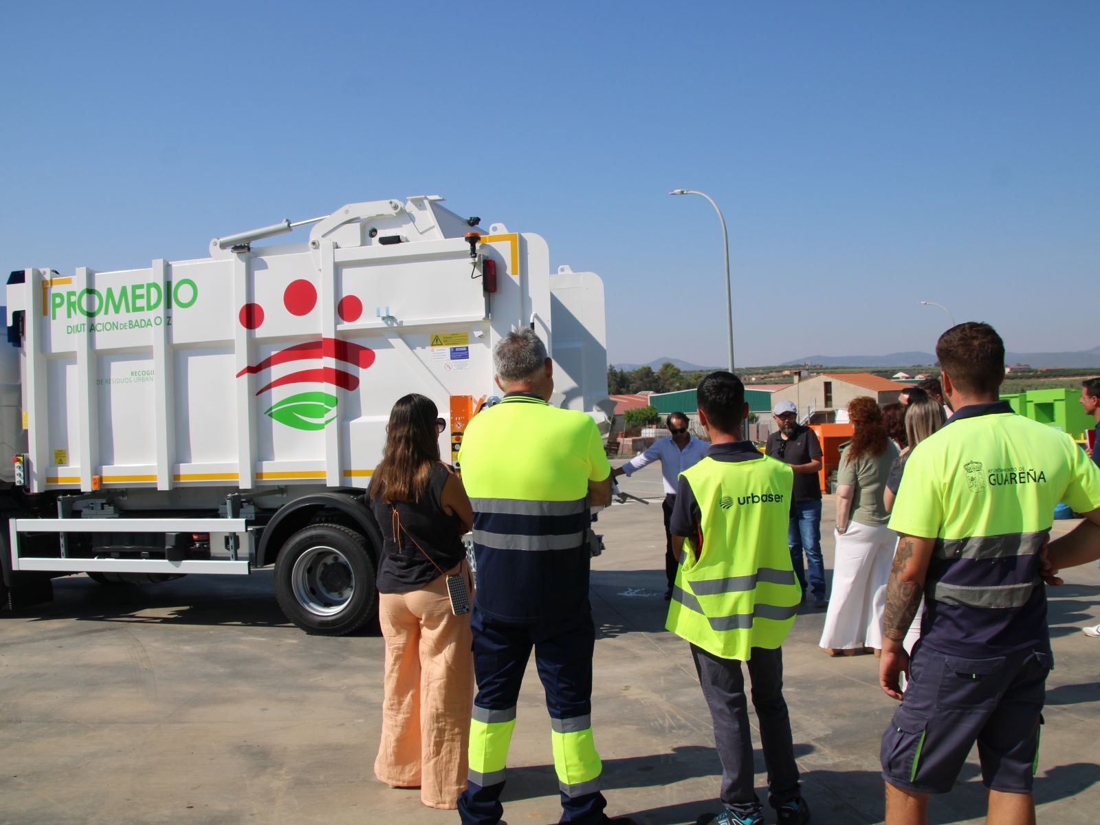 Guareña cuenta con un nuevo camión recolector de residuos