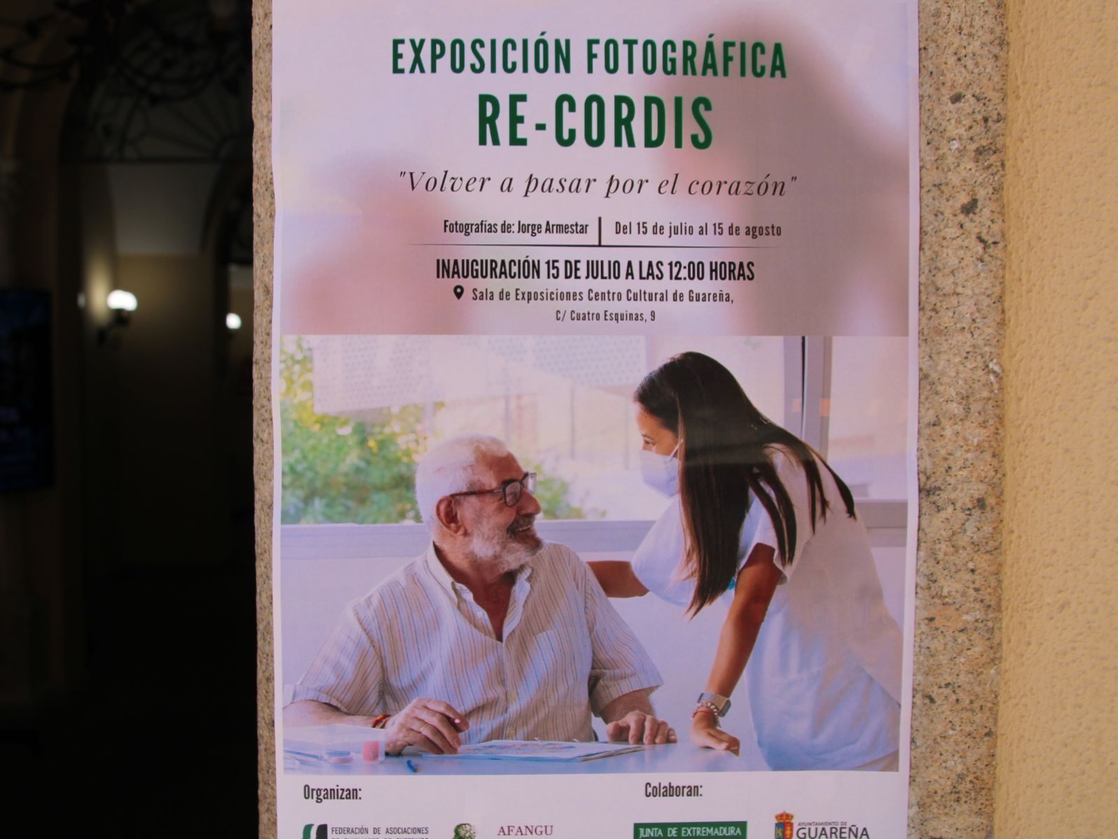 Inaugurada en Guareña la exposición 'Re-Cordis', volver a pasar por el corazón"