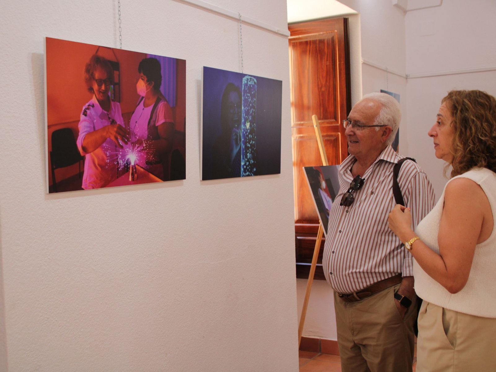 Inaugurada en Guareña la exposición 'Re-Cordis', volver a pasar por el corazón"