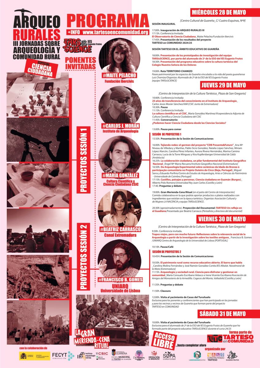 Guareña acoge desde este miércoles las III Jornadas de Arqueo Rurales