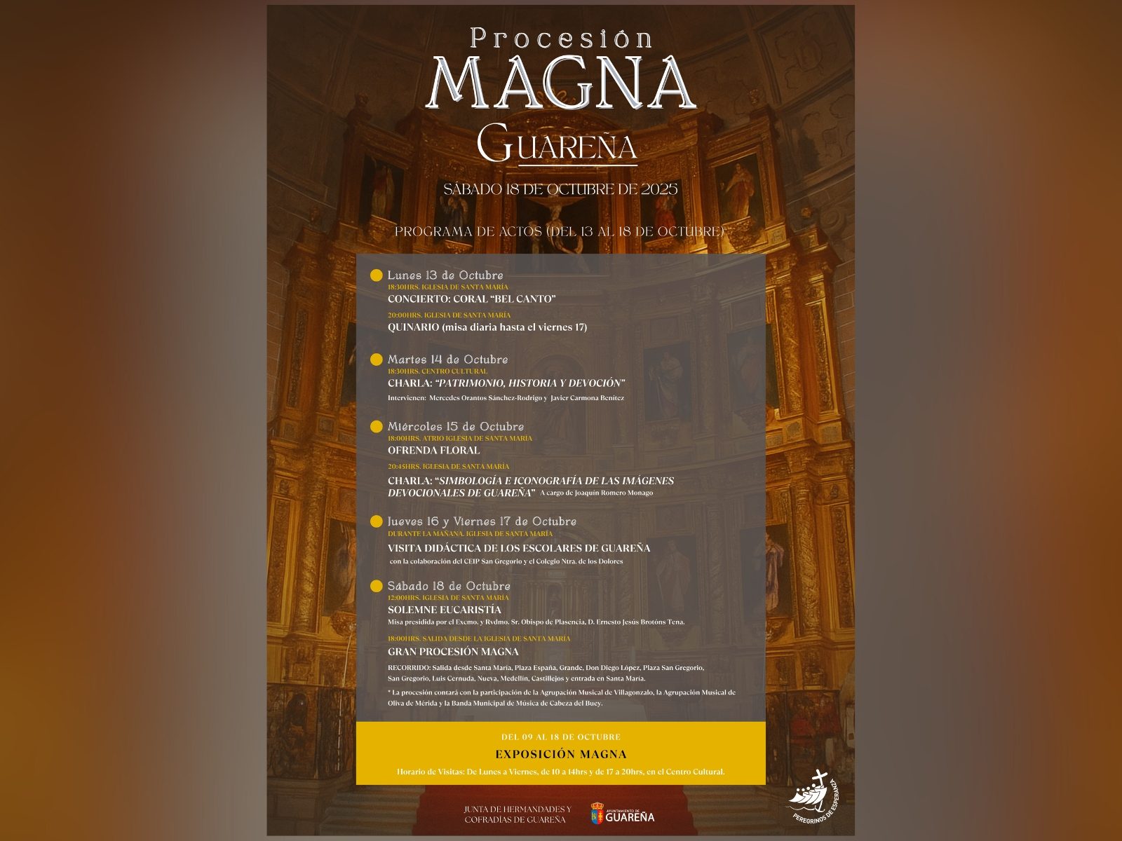 La gran Procesión Magna de Guareña se completa con un programa de actos durante la semana previa