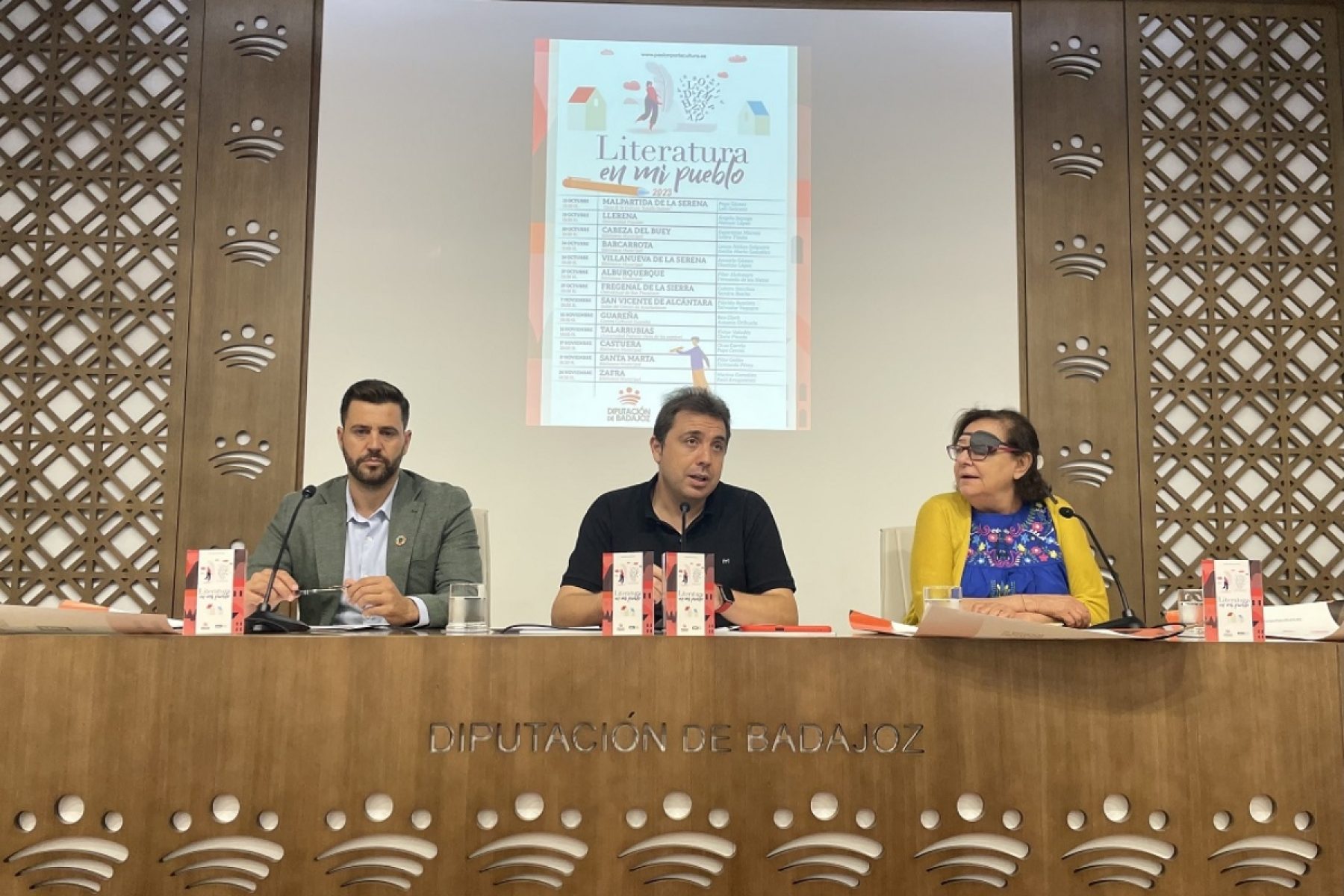 El programa ‘Literatura en mi pueblo’ de Diputación de Badajoz llegará a Guareña el 10 de noviembre