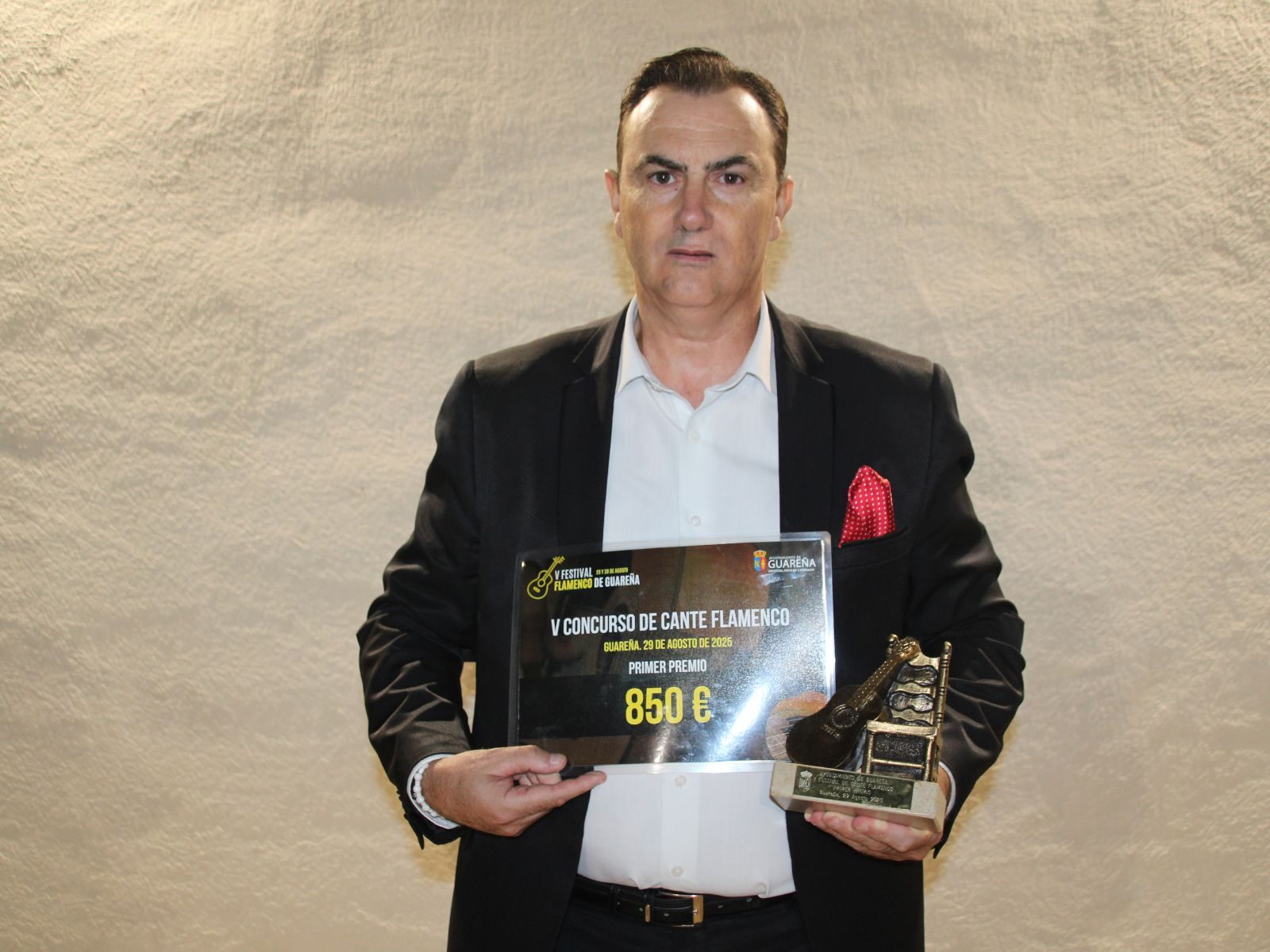 El sevillano Miguel Lara, 'El Canario', ganador del V Concurso de Cante Flamenco de Guareña