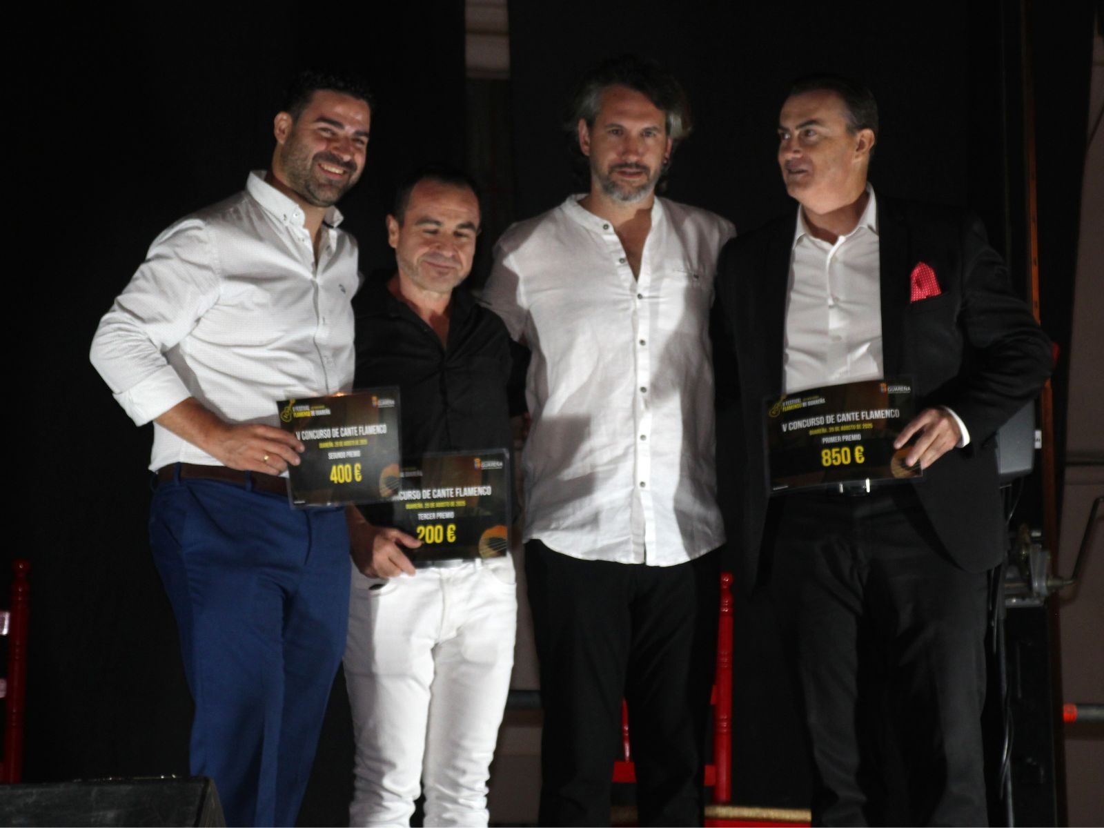 El sevillano Miguel Lara, 'El Canario', ganador del V Concurso de Cante Flamenco de Guareña