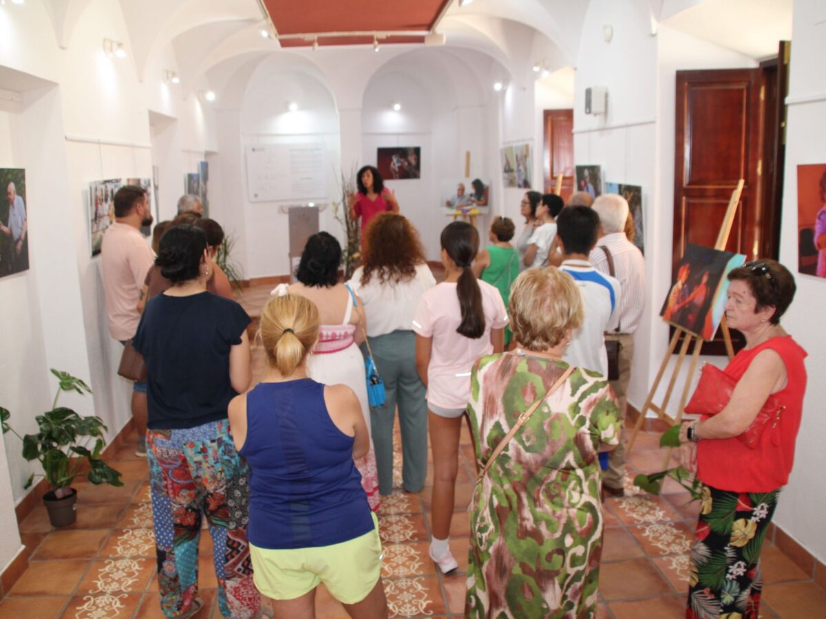 Inaugurada en Guareña la exposición 'Re-Cordis', volver a pasar por el corazón"