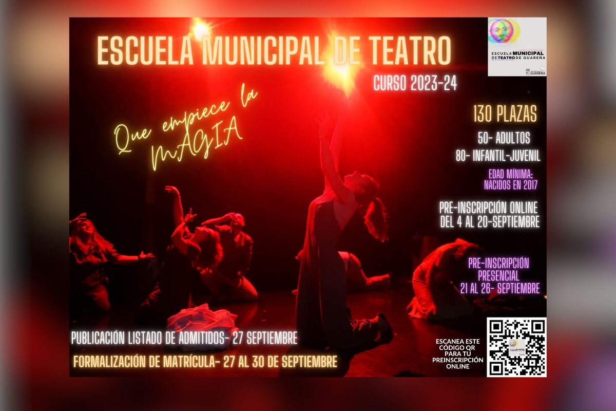 Se ofertan un total de 130 plazas para el nuevo curso de la Escuela Municipal de Teatro de Guareña