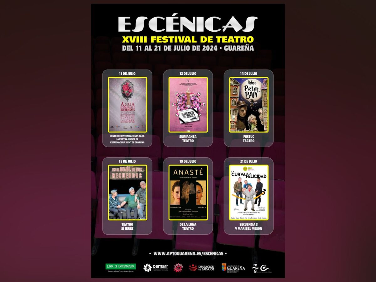 Seis montajes componen la programación teatral del Festival Escénicas 2024 en Guareña