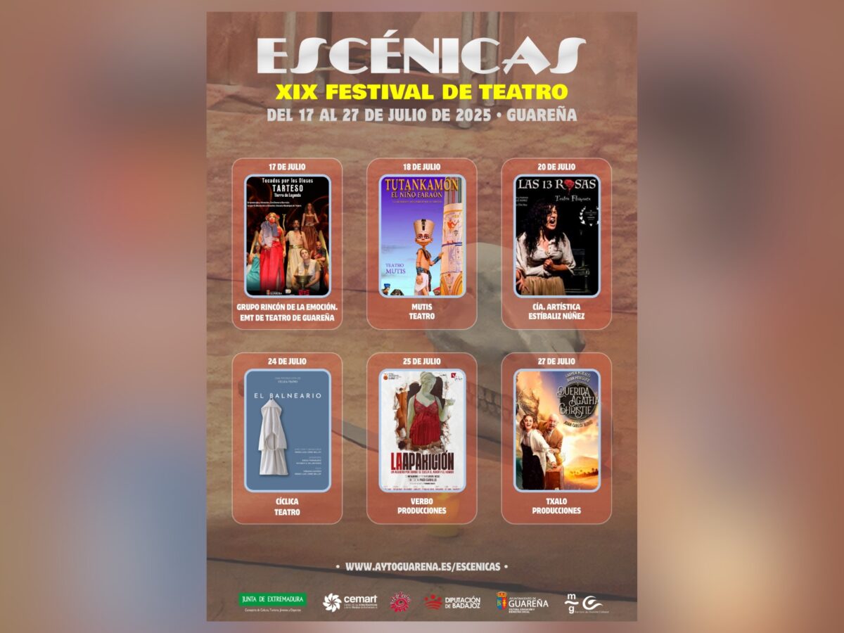 El XIX festival de Teatro Escénicas de Guareña arranca este año con un total de seis montajes