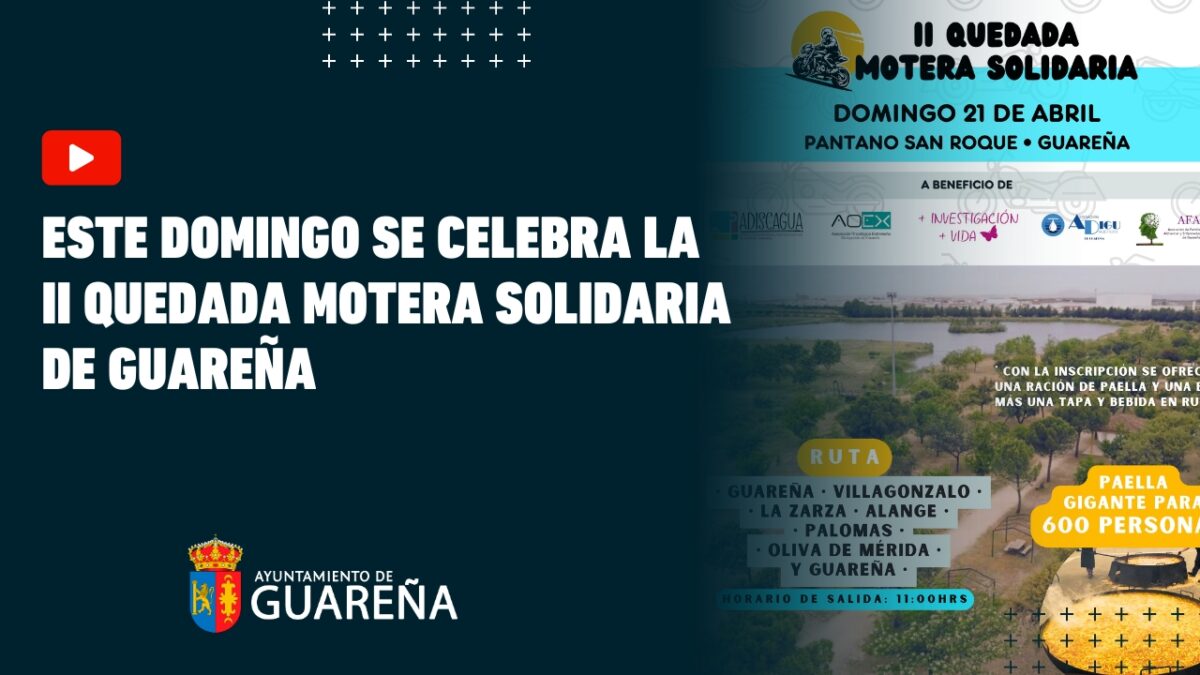 Este domingo se celebra la II Quedada Motera Solidaria de Guareña