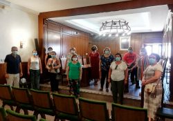La nueva junta directiva de la Asociación de Mujeres ‘La Nacencia’ visitó este viernes el ayuntamiento