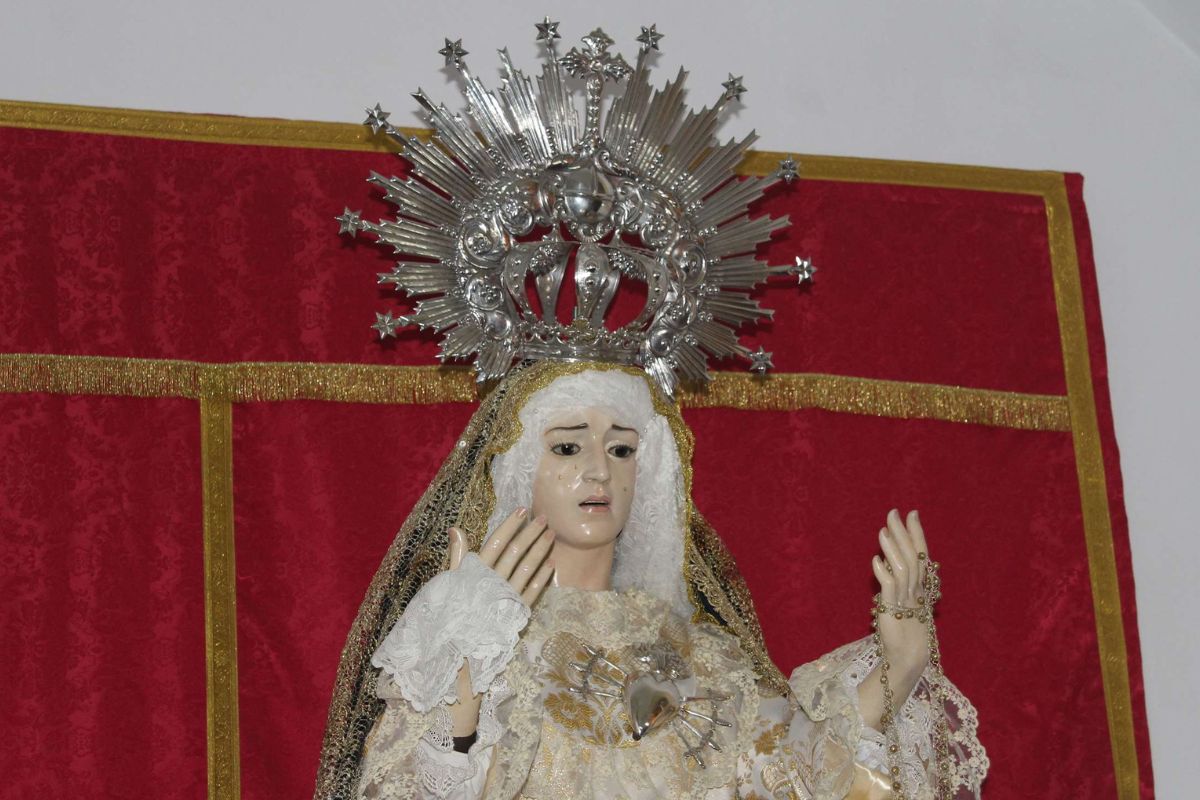 Este sábado procesión extraordinaria de la Virgen de la Amargura por las calles de Guareña